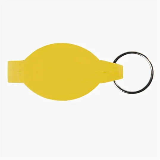 Elliptical Bottle Opener Beverage Wrench with Keychain — view 17