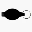 Elliptical Bottle Opener Beverage Wrench with Keychain — view 10