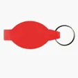 Elliptical Bottle Opener Beverage Wrench with Keychain — view 15