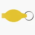 Elliptical Bottle Opener Beverage Wrench with Keychain — view 17