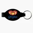Elliptical Bottle Opener Beverage Wrench with Keychain — view 2