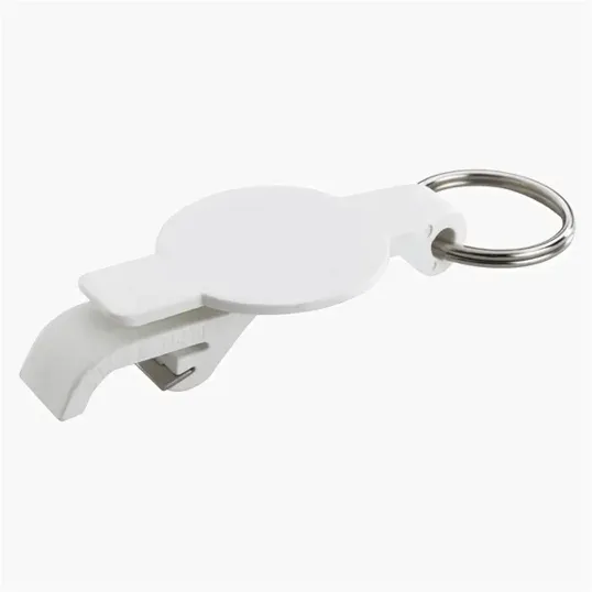 Evans Round Bottle Opener Beverage Wrench Keychain — view 16