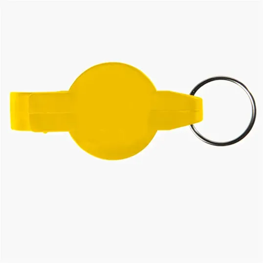 Evans Round Bottle Opener Beverage Wrench Keychain — view 17
