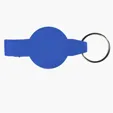 Evans Round Bottle Opener Beverage Wrench Keychain — view 11