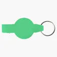 Evans Round Bottle Opener Beverage Wrench Keychain — view 13