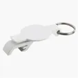 Evans Round Bottle Opener Beverage Wrench Keychain — view 16