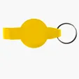 Evans Round Bottle Opener Beverage Wrench Keychain — view 17