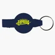 Evans Round Bottle Opener Beverage Wrench Keychain — view 4