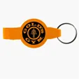 Evans Round Bottle Opener Beverage Wrench Keychain — view 5