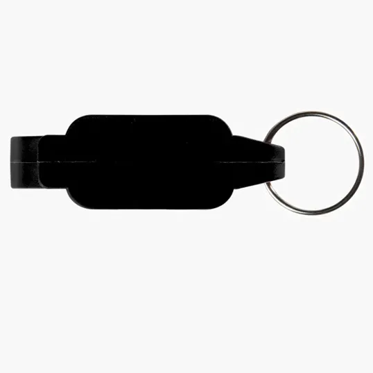 Evans Rectangular Bottle Opener Beverage Wrench Keychain — view 2