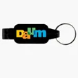 Evans Rectangular Bottle Opener Beverage Wrench Keychain
