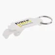 Evans Rectangular Bottle Opener Beverage Wrench Keychain — view 11
