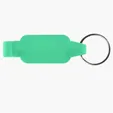 Evans Rectangular Bottle Opener Beverage Wrench Keychain — view 16