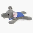 Screen Cleaner Companions Plush Elephant with Microfiber Cloth — view 10