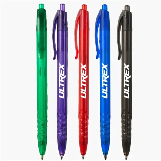 Vista Retractable Ballpoint Pen with Translucent Barrel