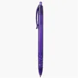 Vista Retractable Ballpoint Pen with Translucent Barrel — view 4
