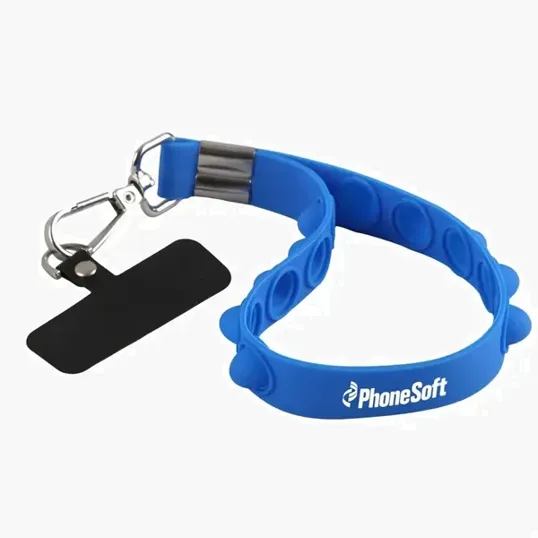 Silicone Fidget Toy Phone Wristlet & Key Holder — view 5