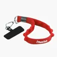 Silicone Fidget Toy Phone Wristlet & Key Holder — view 7