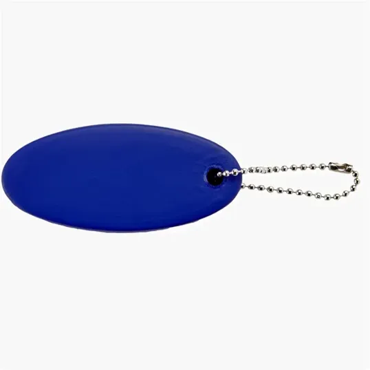 Oval Floating Key Tag with Key Ring — view 8