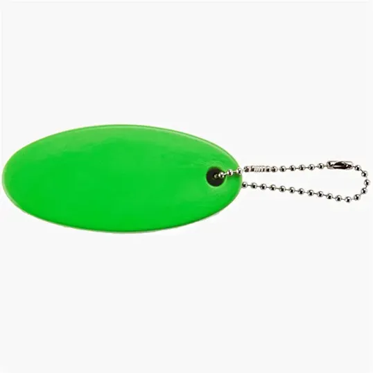Oval Floating Key Tag with Key Ring — view 9