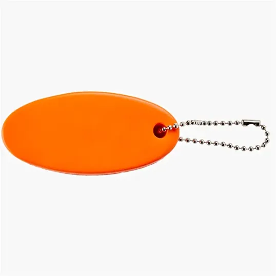 Oval Floating Key Tag with Key Ring — view 10
