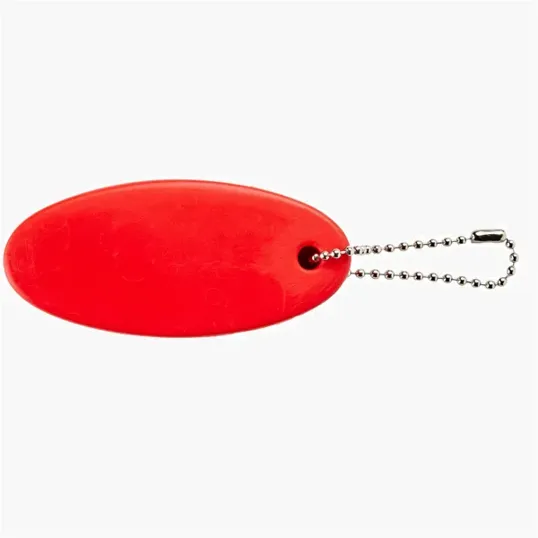 Oval Floating Key Tag with Key Ring — view 11