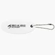 Oval Floating Key Tag with Key Ring — view 3