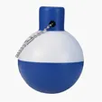 Fishing Bobber Floating Key Tag — view 6