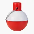 Fishing Bobber Floating Key Tag — view 9
