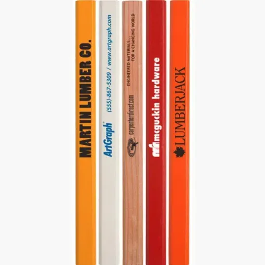 Jo-Bee Carpenter Pencil, Rectangular Wood