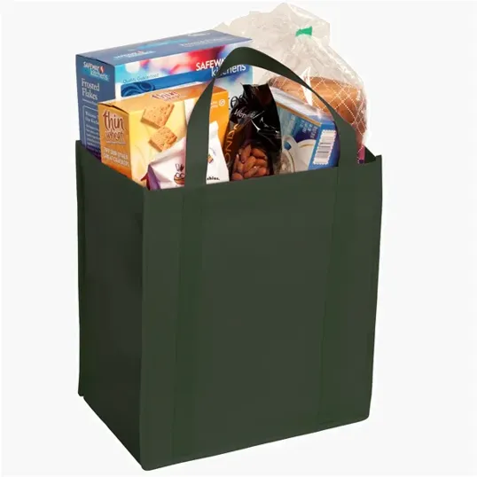 Evans Non-Woven Grocery Tote with Gusset and Insert — view 18
