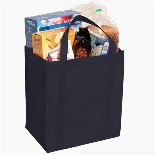 Evans Non-Woven Grocery Tote with Gusset and Insert — view 20