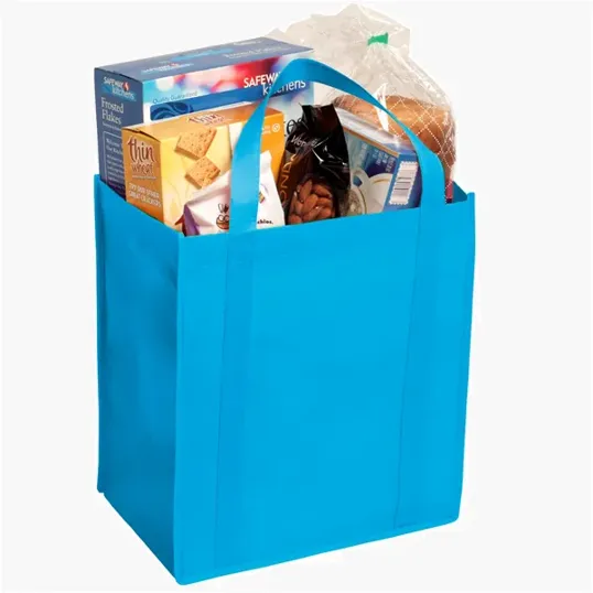 Evans Non-Woven Grocery Tote with Gusset and Insert — view 25