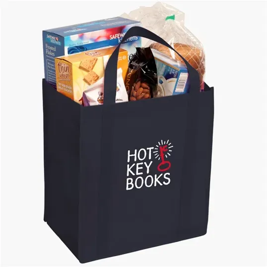 Evans Non-Woven Grocery Tote with Gusset and Insert — view 4