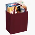 Evans Non-Woven Grocery Tote with Gusset and Insert — view 15