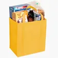 Evans Non-Woven Grocery Tote with Gusset and Insert — view 16