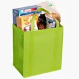 Evans Non-Woven Grocery Tote with Gusset and Insert — view 19