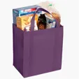 Evans Non-Woven Grocery Tote with Gusset and Insert — view 22