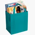 Evans Non-Woven Grocery Tote with Gusset and Insert — view 26