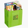 Evans Non-Woven Grocery Tote with Gusset and Insert — view 3