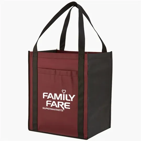 Evans Grocery Tote with Front Pocket — view 3