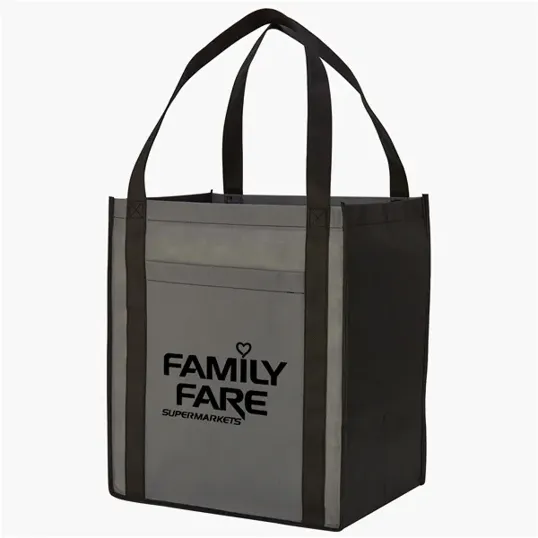 Evans Grocery Tote with Front Pocket — view 4