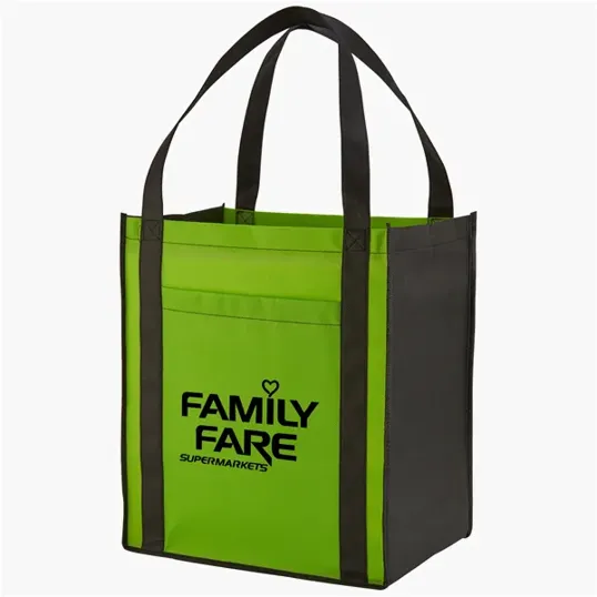 Evans Grocery Tote with Front Pocket — view 5