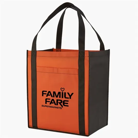Evans Grocery Tote with Front Pocket — view 6