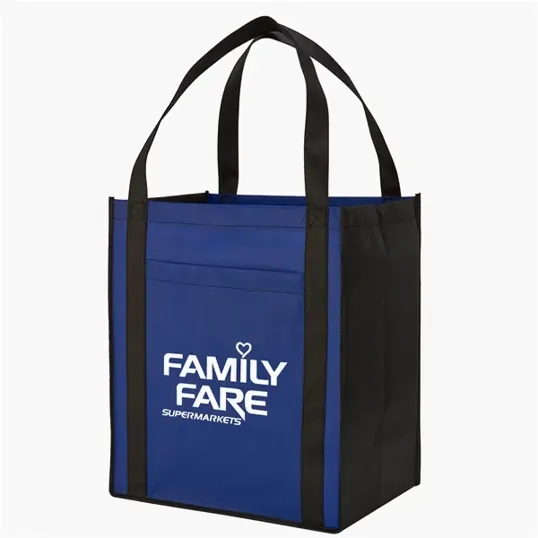 Evans Grocery Tote with Front Pocket — view 9
