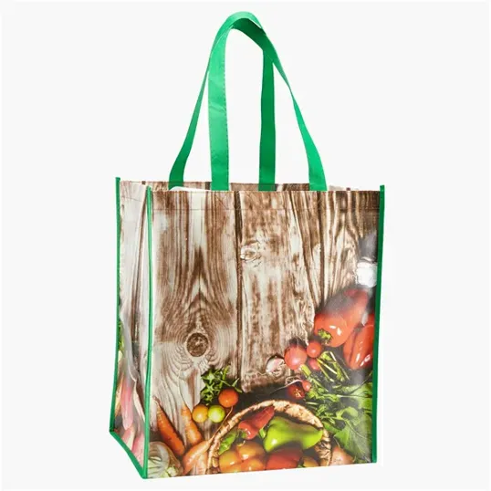 Evans Laminated Grocery Tote — view 3
