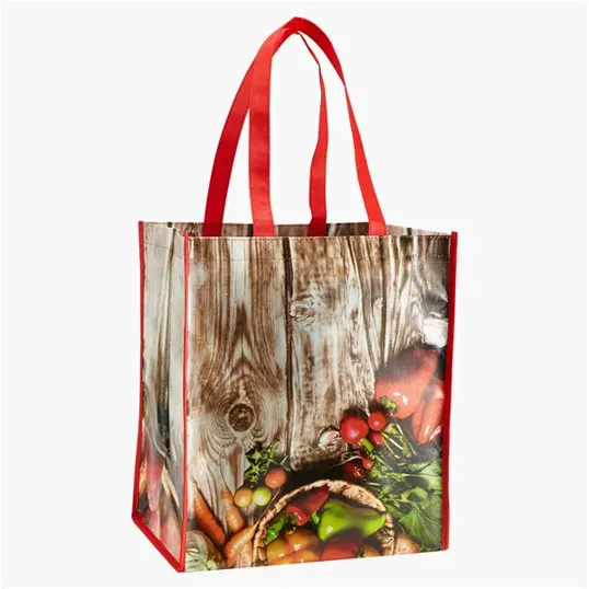 Evans Laminated Grocery Tote — view 4