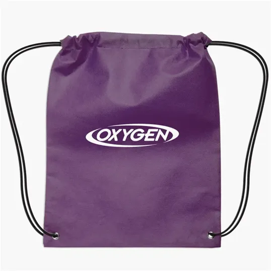 Evans Small Non-Woven Drawstring Backpack — view 6