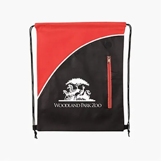 Summit Non-Woven Drawstring Backpack — view 3