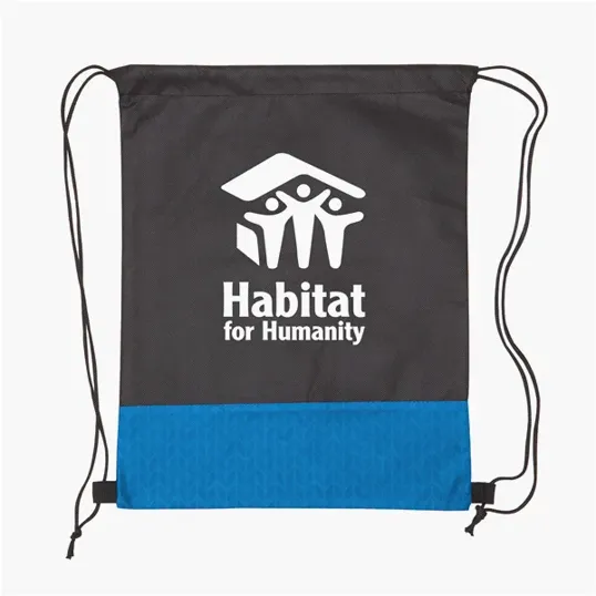 Pathway Non-Woven Drawstring Backpack — view 5